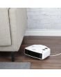 Black and Decker BXSH37006GB White 3KW Flat Fan Heater