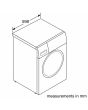 Bosch WGE03408GB White Series 2 Washing Machine, 8kg 1400 Spin, **A rated**