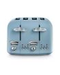 Delonghi CT04.AZ DL3018 Blue 4 Slice Argento Toaster