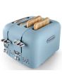 Delonghi CT04.AZ DL3018 Blue 4 Slice Argento Toaster