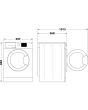 Hotpoint CHDC82BBGDUK Black 8Kg Condenser Sensor Dryer