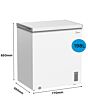 Midea MDRC284FZE01 198L Chest Freezer