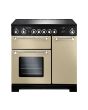 Rangemaster KCH90ECCR/C Cream Kitchener 90 Ceramic Range Cooker with Chrome Trim