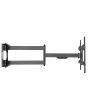 TTAP TTD604DA4 Extra long full motion TV bracket for screens up to 80inch. Max 50kg.