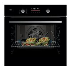 AEG GA5CB501AB Black 5000 Surroundcook With Steambake B/In Single