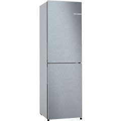 Bosch KGN27NLEAG Stainless Steel Series 2 Free-Standing Fridge-Freezer 55cm