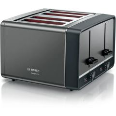 Bosch TAT5P445GB Graphite Designline 4 Slice Toaster