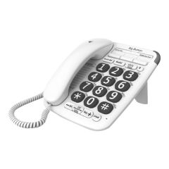 BT 6113 White Big Button 200 White Corded Phone