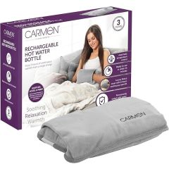 Carmen C85043GRY Grey Rechargeable Hot Water Bottle