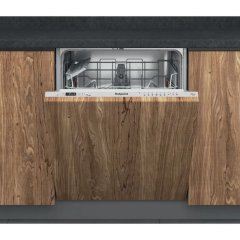Hotpoint H2I HD526 UK Silver 60Cm Built In Dishwasher