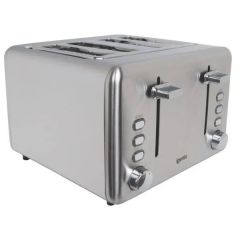 Igenix IG3204 Stainless Steel 4 Slice Toaster