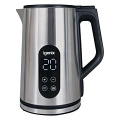 Igenix IGK01550SS S/Steel 1.5L Digital Jug Kettle