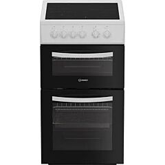 Indesit ITE5VMW White 50Cm Ceramic Cooker
