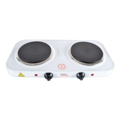 Lloytron LY4002 White Double Hot Plate