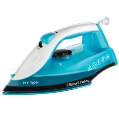 Russell Hobbs 25580 Blue 1800W Ceramic Soleplate Iron 