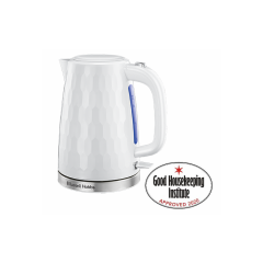 Russell Hobbs 26050 White Honeycomb 1.7L Rapid Boil Kettle