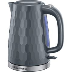 Russell Hobbs 26053 Grey Honeycomb 1.7L Rapid Boil Kettle