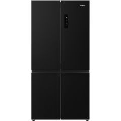 Smeg FQI60KD Dark Inox Freestanding 4 Door 70/30 Fridge Freezer