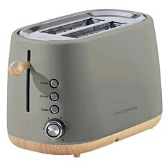 Statesman SKT05090GR Green 2 Slice Scandi Toaster