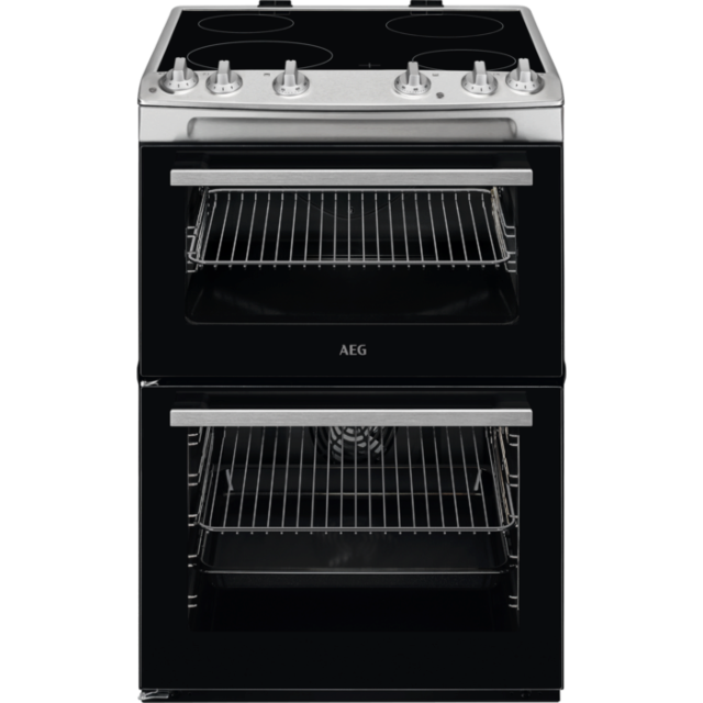 AEG CCX6501ACM Stainless Steel 5000 series SurroundCook Cooker with Ceramic Hob