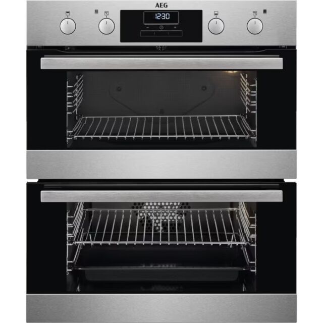 AEG DUB331110M 
Multifunction undercounter double oven, Stainless Fascia, Retractable Rotary Control