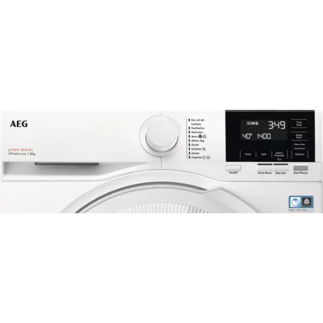 AEG LFR61842B White 8kg ProSense Washing machine 