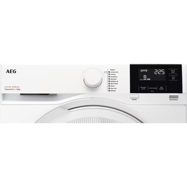 AEG TR718L2B White 7000 series 8 kg Tumble Dryer 
