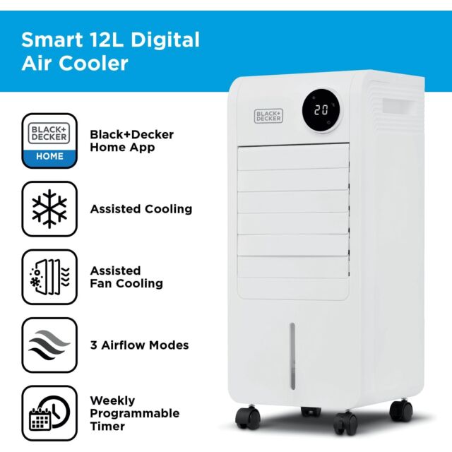 Black and Decker BXAC65015GB Smart 12L Air Cooler