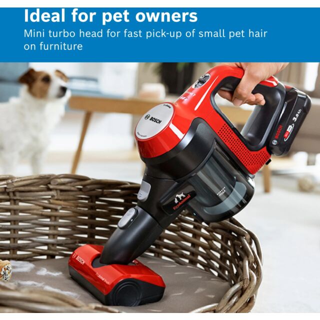 Bosch BCS71PETGB Red Unlimited 7 Proanimal Cordless Cleaner
