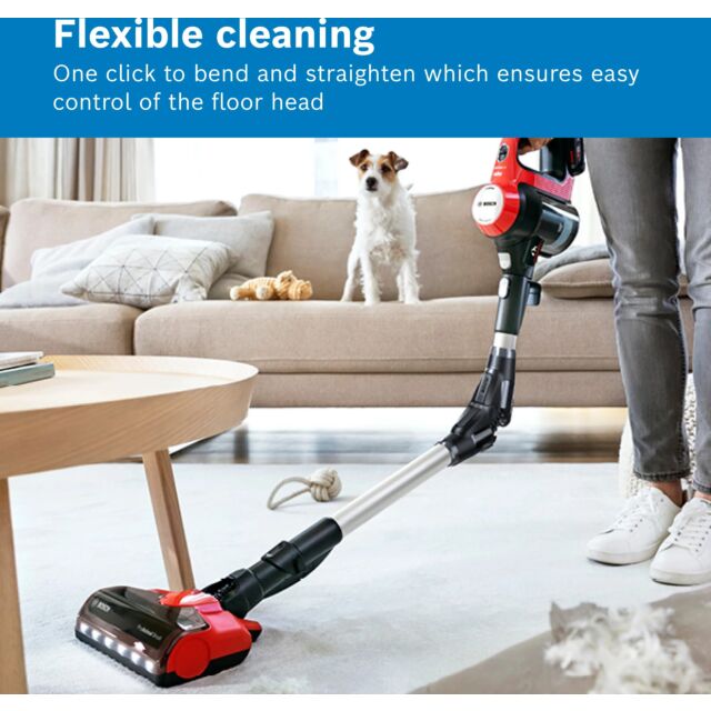 Bosch BCS71PETGB Red Unlimited 7 Proanimal Cordless Cleaner