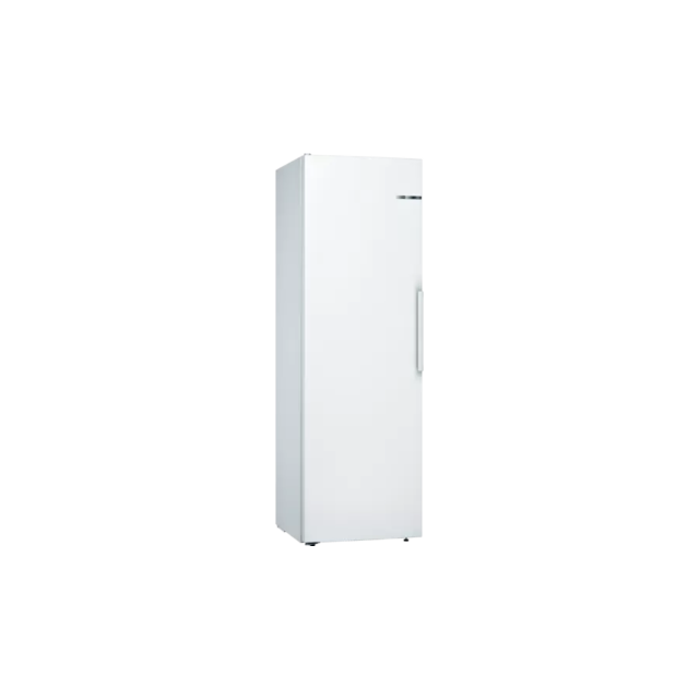 Bosch KSV36VWEPG White 186X60 Upright Larder Fridge, Vitafresh, Bottle Rack