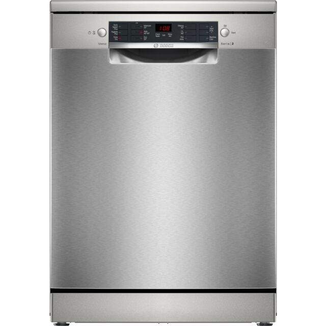Bosch SMS26AI08G Brushed Steel Series 2 60Cm Dishwasher