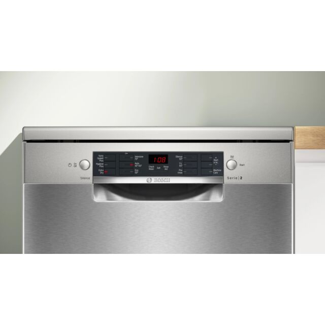 Bosch SMS26AI08G Brushed Steel Series 2 60Cm Dishwasher