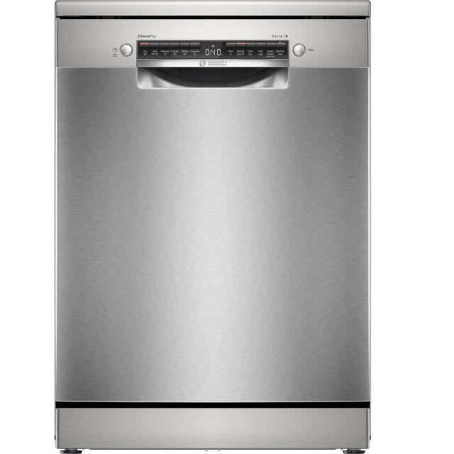 Bosch SMS4EMI06G Brushed Steel Series 4 60Cm Dishwasher