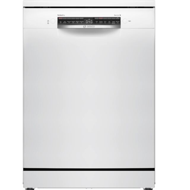 Bosch SMS6ZCW10G White Series 6 60Cm Dishwasher Freestanding