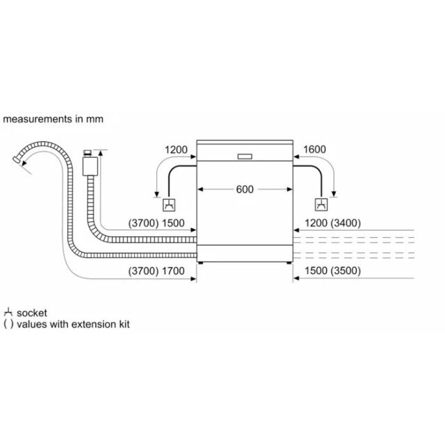 Bosch SMV2HTX02G Series 2 Fully-Integrated Dishwasher