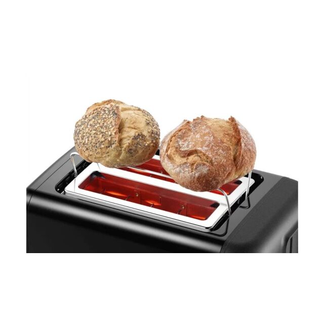Bosch TAT3P423GB Black DesignLine Compact Toaster