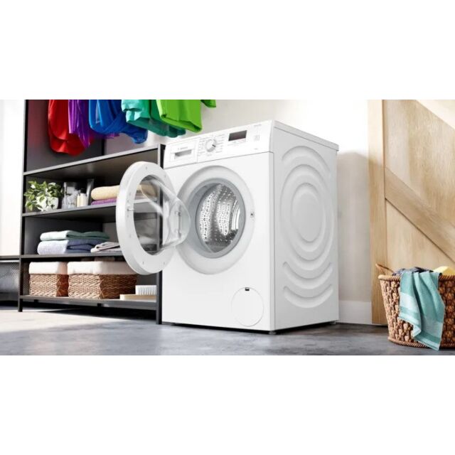 Bosch WGE03408GB White Series 2 Washing Machine, 8kg 1400 Spin, **A rated**