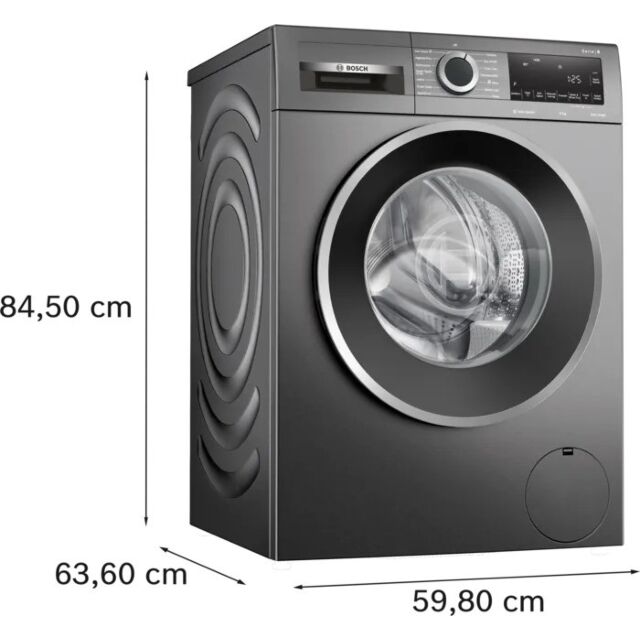 Bosch WGG244ZCGB Cast Iron Grey Series 6 Washing Machine, 9kg **A rated**