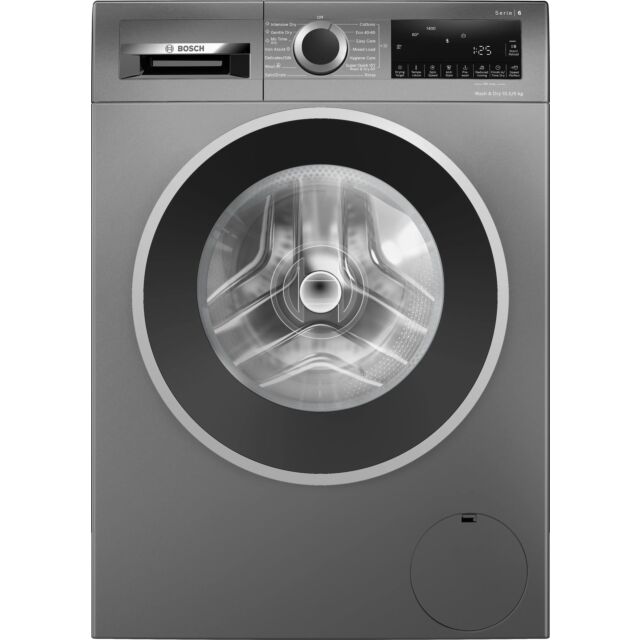Bosch WNG254R1GB Cast Iron Grey Series 6 Washer Dryer 10.5/6 kg 1400spin