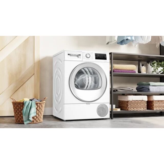 Bosch WTH85226GB White Series 4 Heat Pump Dryer 8Kg
