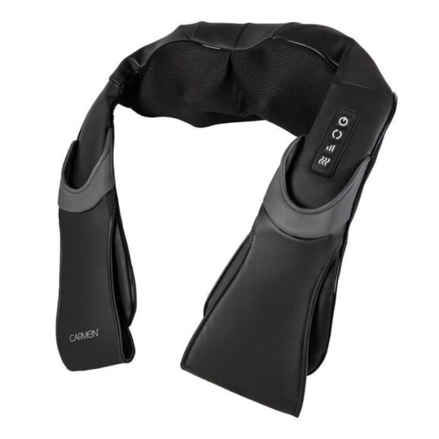 Carmen C81131AL Shiatsu Back Neck and Shoulder Massager with Heat