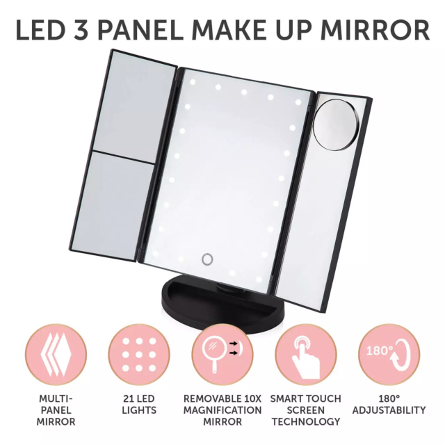 Carmen C85030N LED Multi Panel Mirror