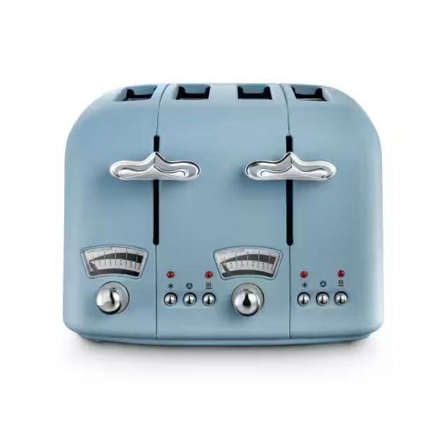 Delonghi CT04.AZ DL3018 Blue 4 Slice Argento Toaster