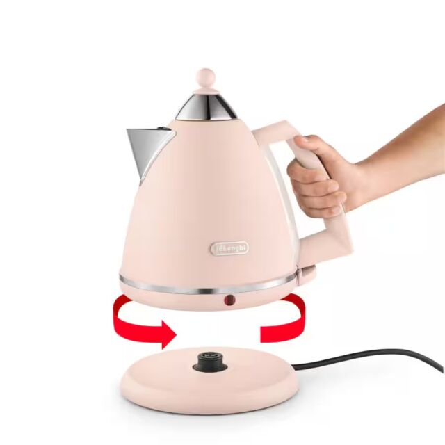 Delonghi KBX3016.PK DL3020 Pink 1.7L Argento Kettle