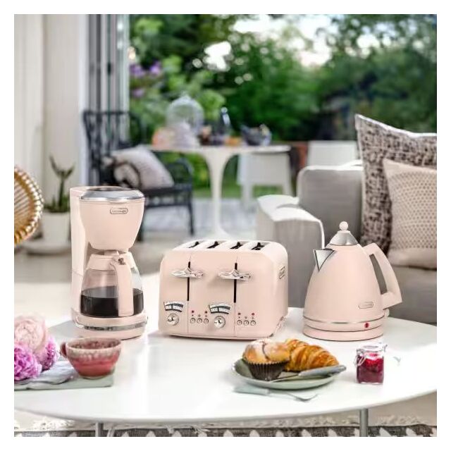 Delonghi KBX3016.PK DL3020 Pink 1.7L Argento Kettle