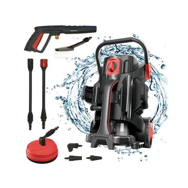 Ewbank AQUAROVER140 High Power Pressure Washer, 140 Bar/2030 PSI