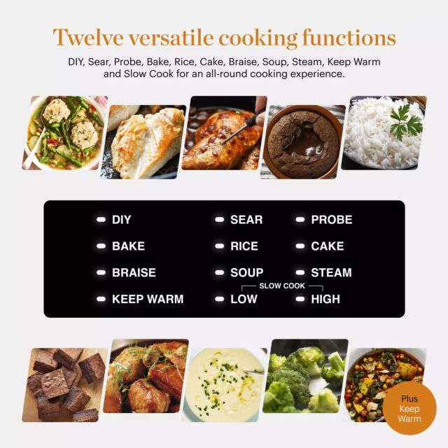 Good Food GF16012 12 in 1 Cast Iron Multi Cooker