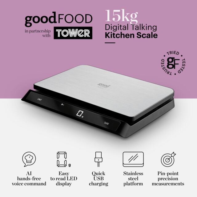Good Food GF876009 Digital Talking Kitchen Scale