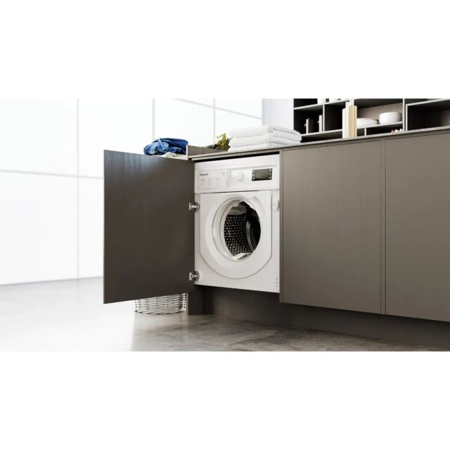Hotpoint BIWMHG81485 White Integrated Washing Machine